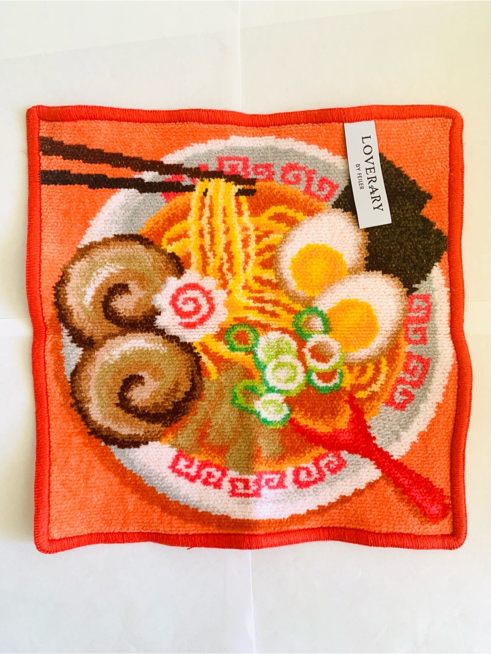 LOVERARY by FEILER Ramen Noodle Mini Towel Handkerchief Japan Kawaii